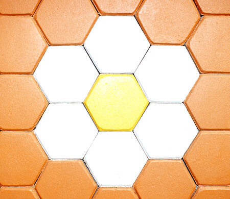 colorful bricks floor backgroundの写真素材