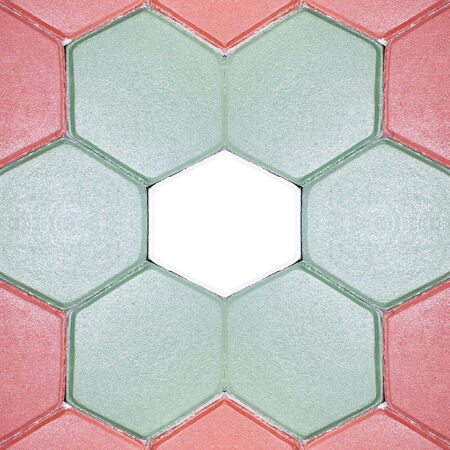 colorful bricks floor backgroundの写真素材