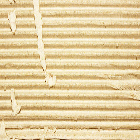 Brown corrugated cardboard sheet backgroundの写真素材