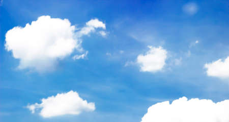blue sky with cloud の写真素材