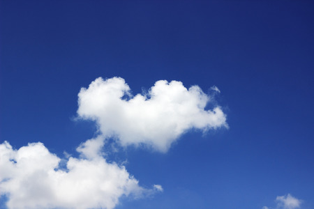 blue sky with cloudの写真素材
