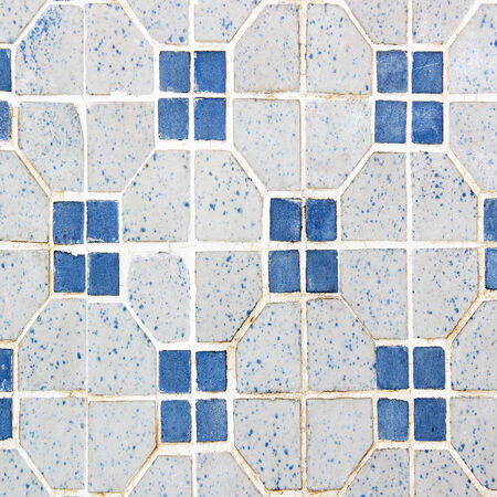 dirty tiled floor の写真素材
