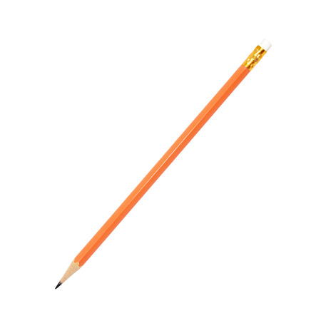 pencil isolated on white backgroundの写真素材