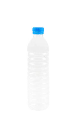 Plastic bottle isolated on whiteの写真素材