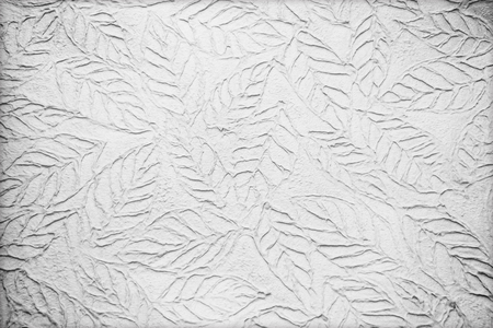 handmade mulberry paper background with leavesの写真素材
