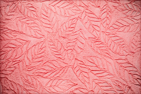 handmade mulberry paper background with leaves