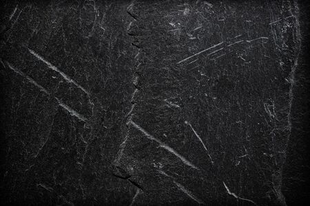 Dark grey black slate background or texture.の写真素材