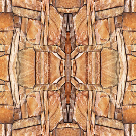 modern slab ,slate stone wall backgroundの写真素材