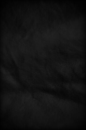 Black fabric sheets background or texture.の写真素材
