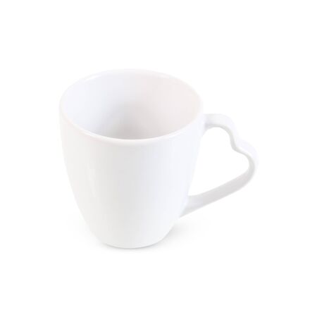 Empty coffee cup isolated on white background.の写真素材