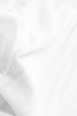 White bedding sheets texture for background.の写真素材