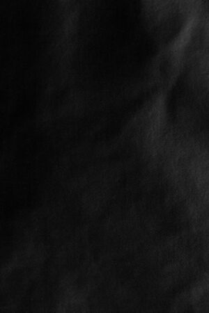 Black fabric sheets background or texture.の写真素材