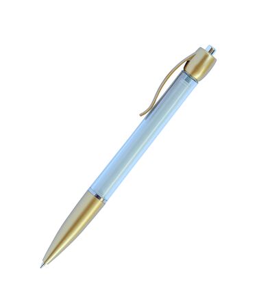 pen isolated on white backgroundの写真素材