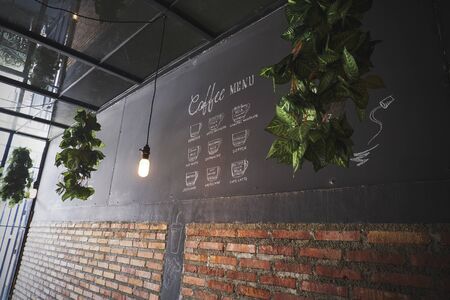 Part of the coffee shop.の写真素材