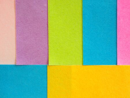 Colorful sticky notes as a background.