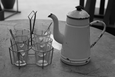 Tea setの写真素材