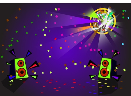 disco ball vectorのイラスト素材