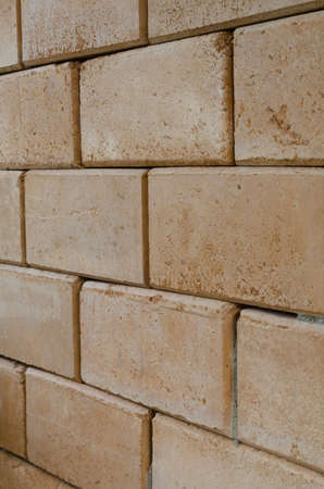red brick wall patternの写真素材