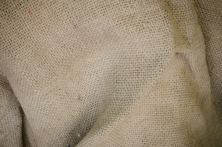 Sackcloth wrinkledの写真素材