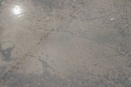 Reflections from water  after rainingの写真素材