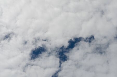 white cloudyの写真素材