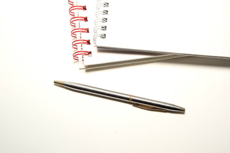 Notebook and pen の写真素材