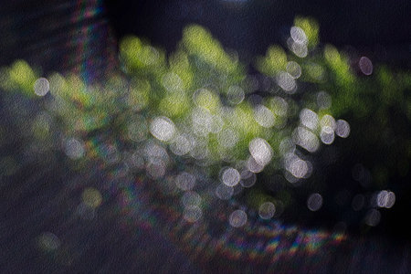 Oil paint style bokeh background