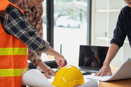 Concept meeting engineers or architects for projects working with partners and engineering tools to...