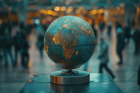 Visuals international business transactions, global offices, or remote teams collaborating.の素材