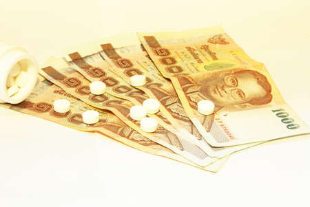 Give money for healthの写真素材