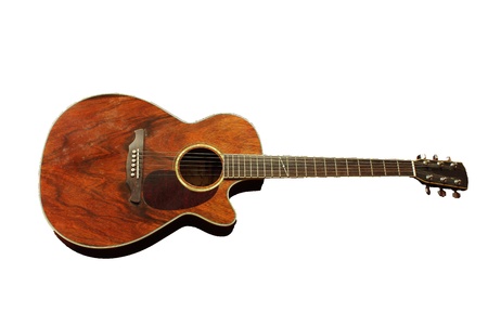 Guitar, isolated in white background の写真素材