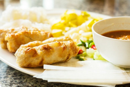 Nem Nuong, Vietnamese food の写真素材