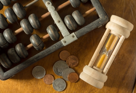 Money and time の写真素材