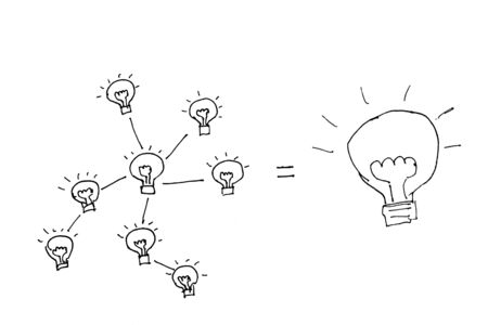 Network of idea の写真素材