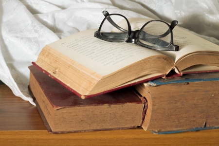 Antique old books の写真素材