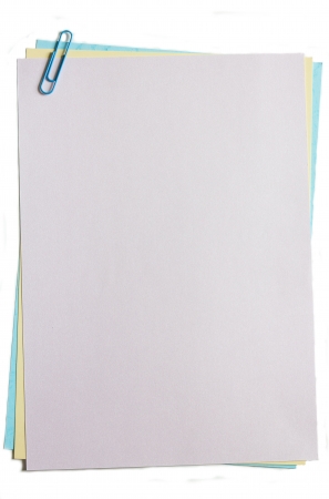Paper and clip の写真素材