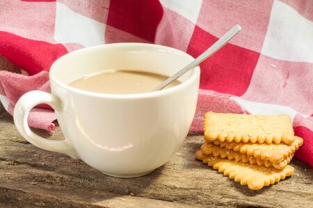 Coffee and snack の写真素材