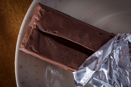 Still life chocolate bar,food background.