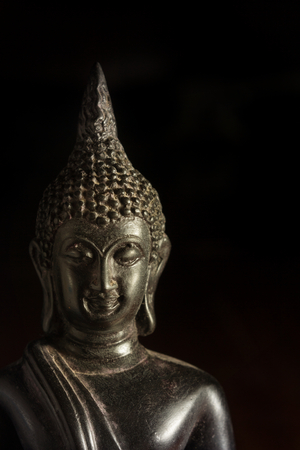 Closeup Buddha statue,religion or mind concept.の写真素材