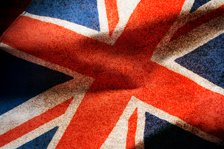 Vintage grunge filtered,United Kingdom flag.の写真素材