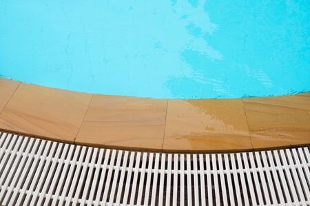 Swimming pool with tile border.の写真素材