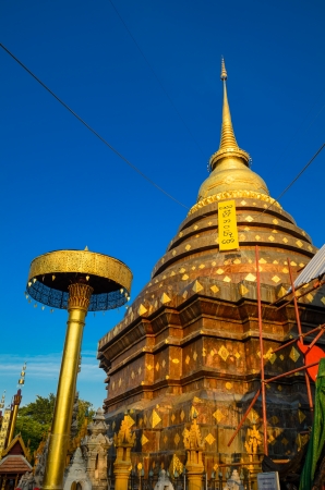 Buddha s relics Lampang temple の写真素材