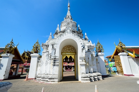 Buddha s relics Lampoon temple の写真素材