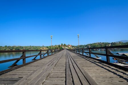 wood bridgeの写真素材