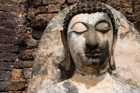 Sukhothai historical park, the old town of Thailand in 800 year の写真素材
