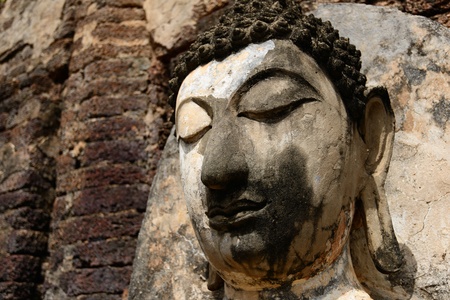 Sukhothai historical park, the old town of Thailand in 800 year の写真素材