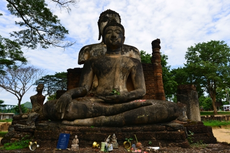 Sukhothai historical park, the old town of Thailand in 800 year の写真素材
