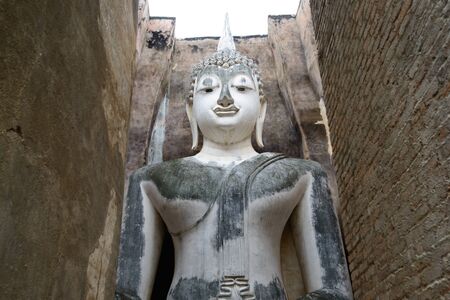 Sukhothai historical park, the old town of Thailand in 800 year の写真素材