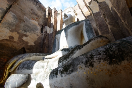 Sukhothai historical park, the old town of Thailand in 800 year の写真素材