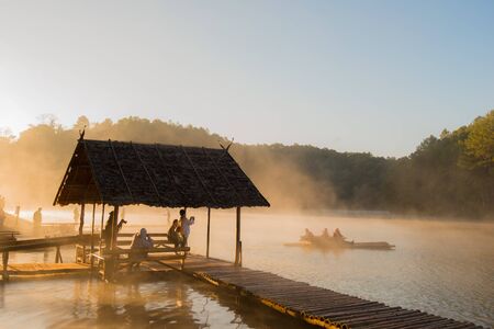 Pnag ung place in the beautiful scenery of the Thailandの写真素材